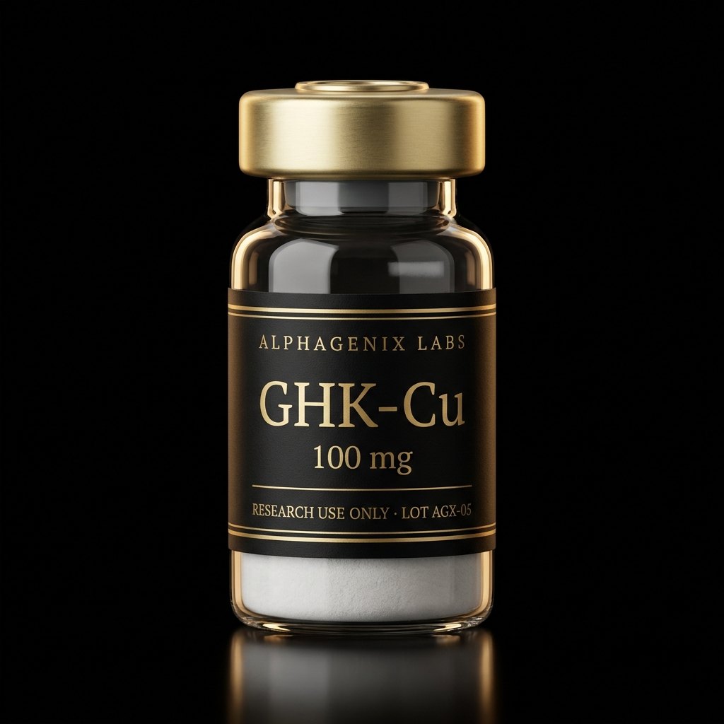 GHK-Cu 100 mg research vial, labelled research use only