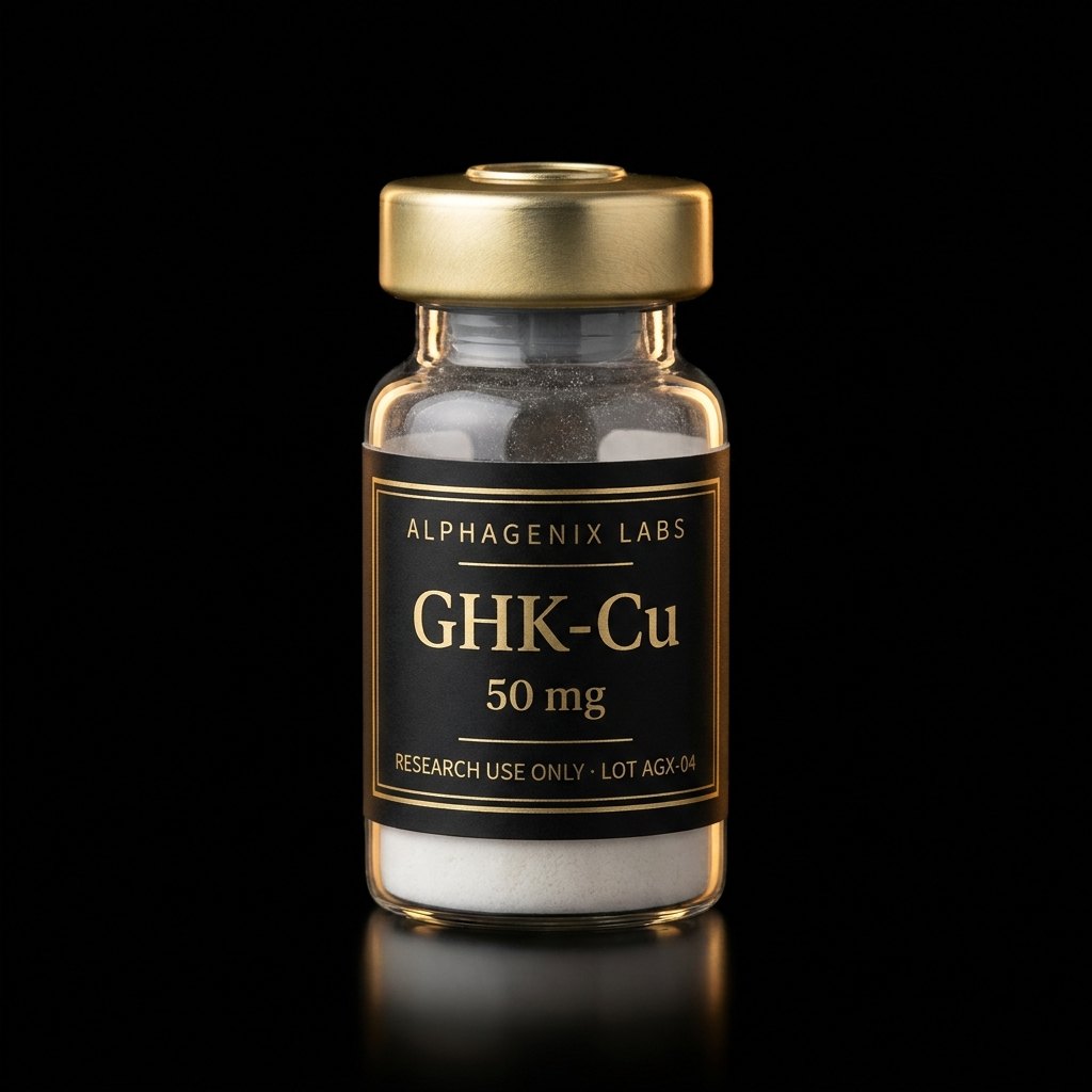 GHK-Cu 50 mg research vial, labelled research use only