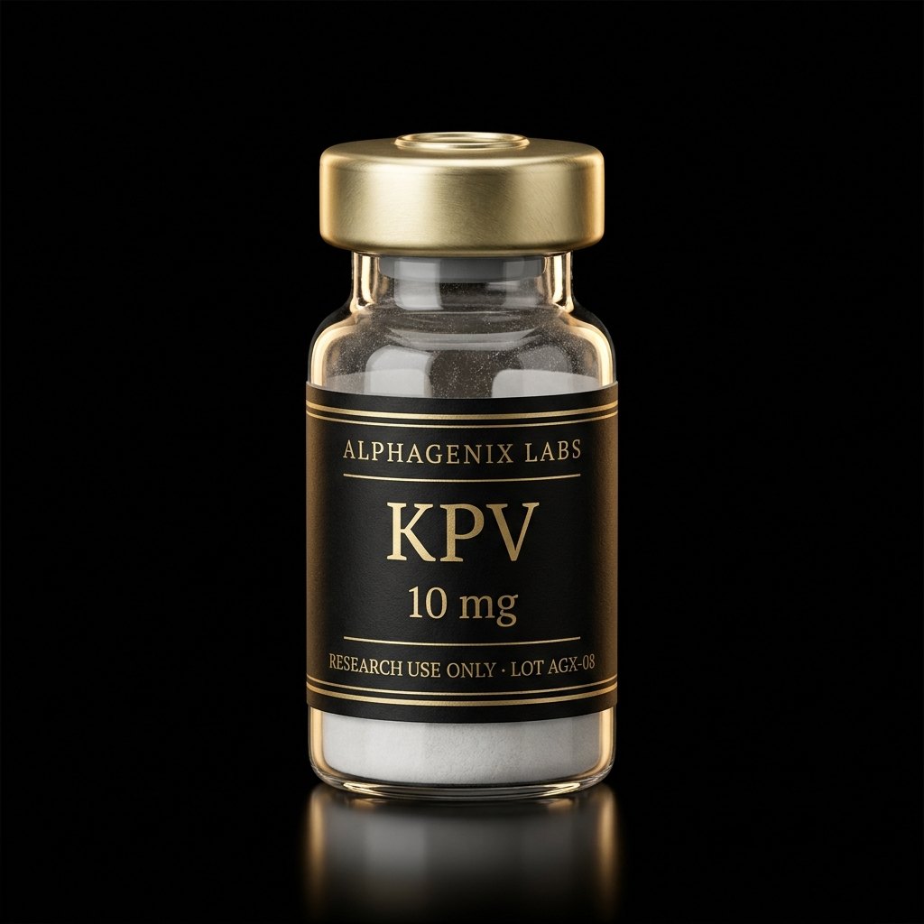 KPV 10 mg research vial, labelled research use only