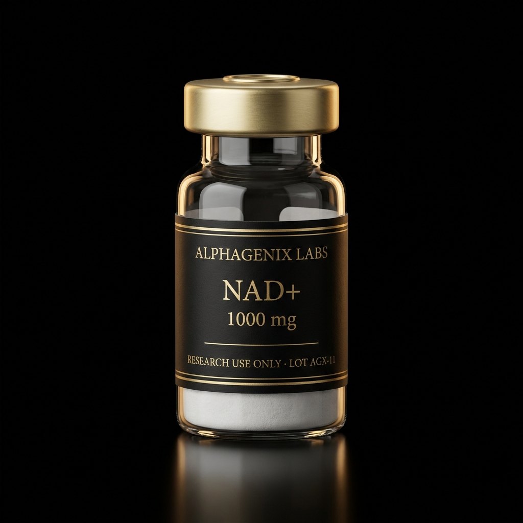 NAD+ 1000 mg research vial, labelled research use only