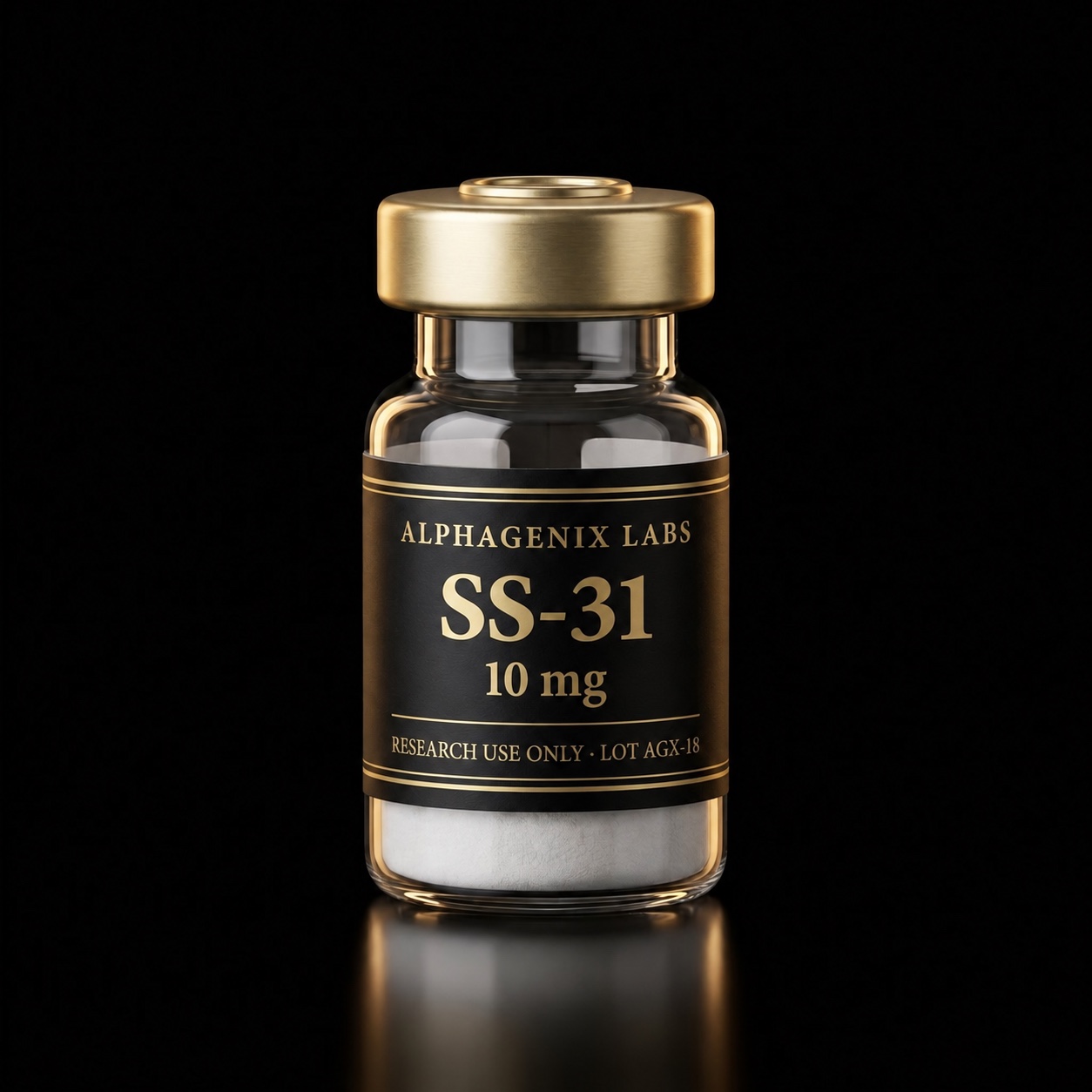 SS-31 10 mg research vial, labelled research use only